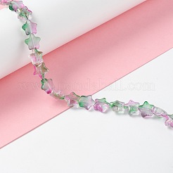 Прозрачный стеклянный бисер нить&nbsp;GLAA-F112-04D