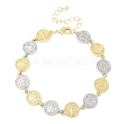 Браслеты из латунной цепочки для женщин BJEW-G762-03GP-01