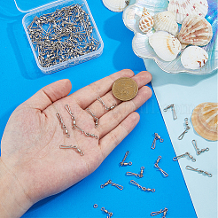 100 шт. латунь с застежкой-соединителем для рыболовного крючка из нержавеющей стали&nbsp;FIND-FH0010-48P