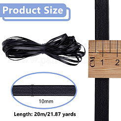 Плоским пу кожаный шнур&nbsp;DIY-WH0656-51B