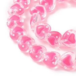 Прозрачные стеклянные бусины LAMP-F029-04D