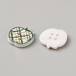 4-Rondelle botones de plástico&nbsp;BUTT-TAC0012-01