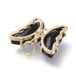 Кулон из латуни с прозрачным кубическим цирконием ZIRC-P079-B02-10