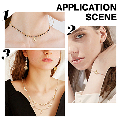 60 шт. Латунные бусины&nbsp;KK-PH0012-49G-03