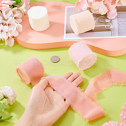 4 рулон двухцветной полиэстеровой ленты с потертостями OCOR-TA0002-87B