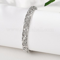 Латунные браслеты для женщин&nbsp;BJEW-D313-03P