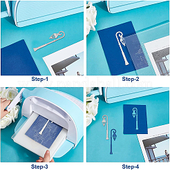 Углеродистая сталь разрезает трафареты DIY-WH0309-457