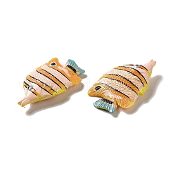 海洋生物樹脂製装飾品  ホームオフィスのデスクトップ装飾用  魚  21x36.5x6.5mm&nbsp;RESI-A033-02B