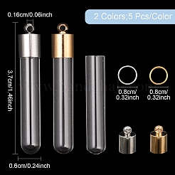 Стеклянные подвески для бутылок&nbsp;GLAA-YW0004-22