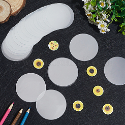 300 шт. прозрачная защитная пленка для значка питомца&nbsp;AJEW-CP0010-04C