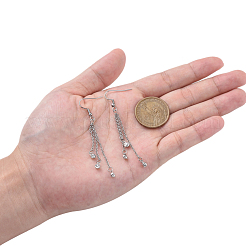 Кисточкой серьги EJEW-JE04059