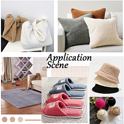 Кашемировая ткань из полиэстера&nbsp;AJEW-WH20006-48C