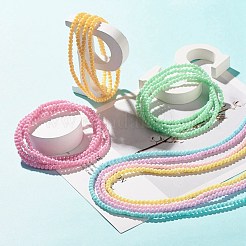 7шт 7 цветные бусины на талии NJEW-C00029