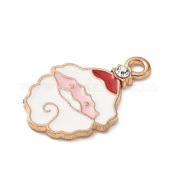 Подвески из сплава со стразами на рождественскую тематику PALLOY-P313-02E-G