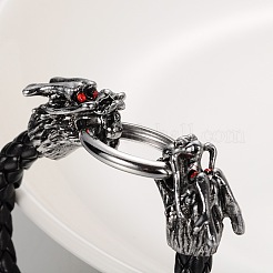 Braccialetti da uomo in corda di finta pelle&nbsp;BJEW-JL051