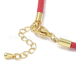 Изготовление ожерелий из нейлонового шнура милан толщиной 3 мм&nbsp;NJEW-H084-01G-35