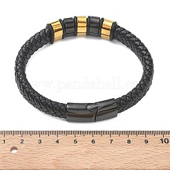Geflochtene Armbänder aus Mikrofaser-Lederband&nbsp;BJEW-C153-01I