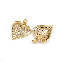 Латунные микро проложить кубического циркония подвески ZIRC-I367-07G-18