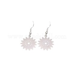 Pendientes colgantes de acero inoxidable 304 para mujer&nbsp;WGD83C1-01