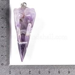 Природный аметист большие кулоны&nbsp;G-Q172-12B