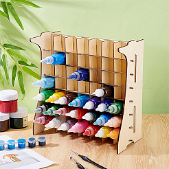 Supports de rangement de peinture en bois&nbsp;AJEW-WH0270-896