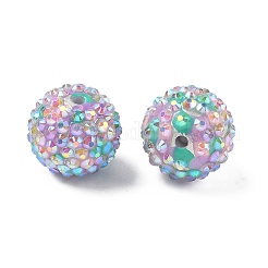 Круглый смолы горный хрусталь бисер&nbsp;OACR-Z035-02D