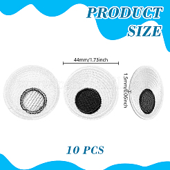 Нашивки на одежду из полиэстера&nbsp;PATC-WH0022-46F