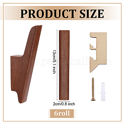 Garderobe aus Holz für den Eingangsbereich&nbsp;AJEW-WH0709-403