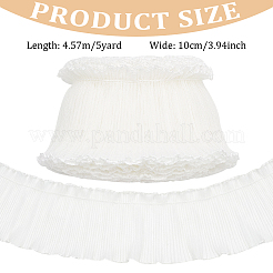 5 ярд полиэстеровой плиссированной кружевной ленты&nbsp;OCOR-BC0006-80B