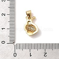 Латунные микро проложить кубического циркония подвески&nbsp;KK-C137-06A-G