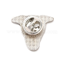 Эмалированная булавка с латунными защелками-бабочками&nbsp;LS-JEWB-A006-05B