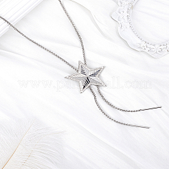 1 шт регулируемые ожерелья-лариаты из цинкового сплава для женщин&nbsp;NJEW-LP0009-10