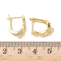 Латунная фурнитура для хооп серег KK-G536-10G