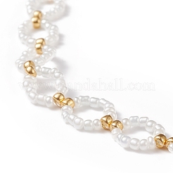 Collana di perline di semi di vetro&nbsp;NJEW-JN03943
