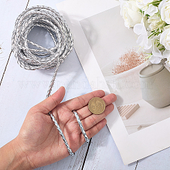 5 м плетеный круглый шнур из искусственной кожи для украшений&nbsp;OCOR-GF0004-96A-04