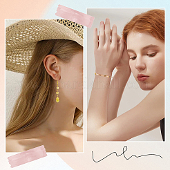 300шт. 6 набора стеклянных бусин для гальванопокрытия&nbsp;GLAA-SC0002-68B