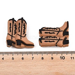 Perles focales en silicone sur le thème des cowboys&nbsp;SIL-G014-01B