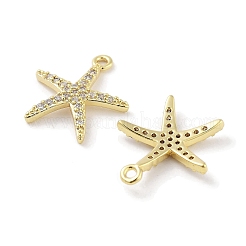 Латунные микропаве прозрачные подвески с фианитом&nbsp;LS-ZIRC-P120-05G