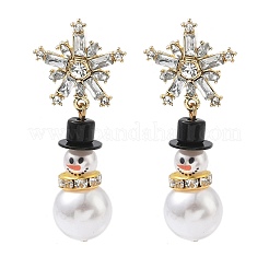 Серьги сплава&nbsp;EJEW-H173-01G