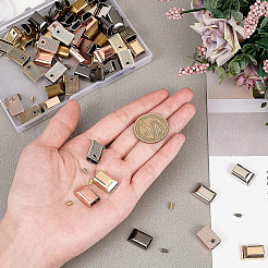 Конец шнура молния сумки сплава PALLOY-BC0001-03