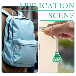 18 шт. 18 стиля подвески из ПВХ-брелоков&nbsp;KEYC-TA0001-58