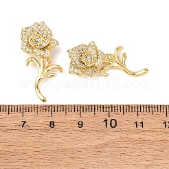 Латунные микро проложить кубического циркония подвески KK-G543-07G-03