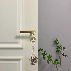 Железный колокольчик и подвеска-ключ из сплава HJEW-JM03587