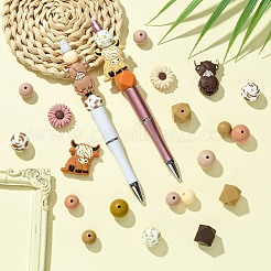 Круглые пищевые экологически чистые силиконовые бусины&nbsp;SIL-CJ0002-72