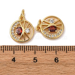 Латунные микро проложить кубического циркония подвески KK-P308-78G