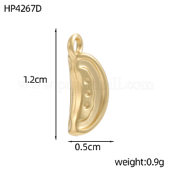 Colgantes de acero inoxidable 304&nbsp;STAS-OY017-39G