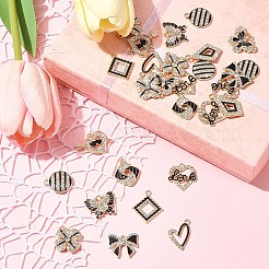 28шт 11 стиля подвески из сплава с эмалью&nbsp;FIND-FS0003-24