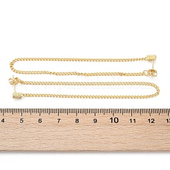 Серьги-гвоздики с длинными цепочками и кисточками для девочек и женщин&nbsp;ZIRC-C025-23G