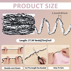 25 m Nylon mit Spandex-Spitzen-Faltenband&nbsp;OCOR-BC0009-48B