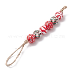 Подвеска из деревянных бусин HJEW-JM02270